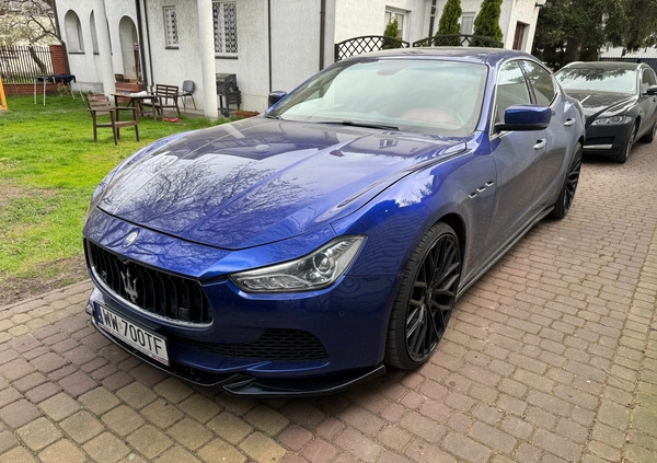 Maserati Ghibli cena 109999 przebieg: 177700, rok produkcji 2014 z Warszawa małe 121